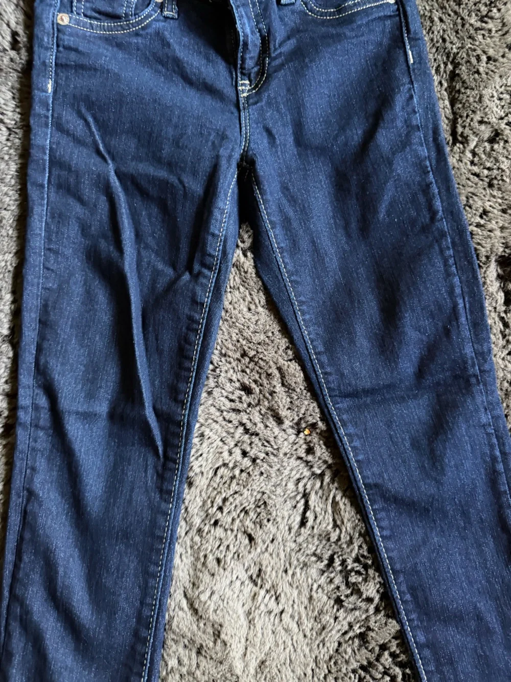 GAP Girls Dark Indigo Stretch Super Skinny Jeans Size 8